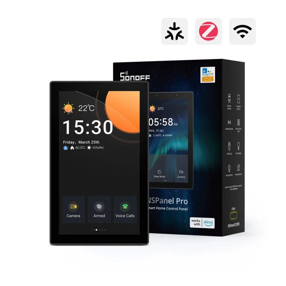 NS Panel Pro 120 Merkezi Kontrol Paneli Siyah